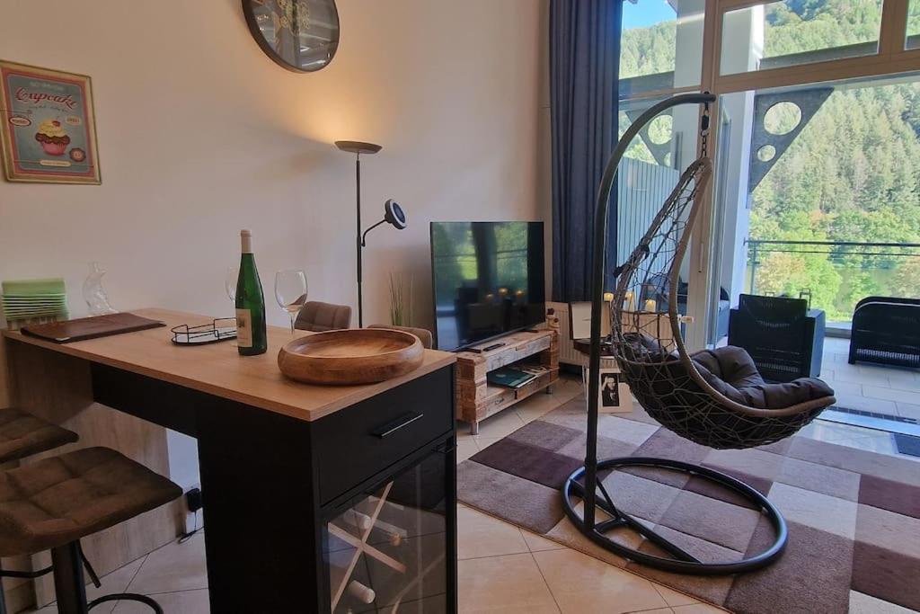 Wohnwerk: Penthouse - Moselblick Apartment Трабен-Трарбах Екстериор снимка