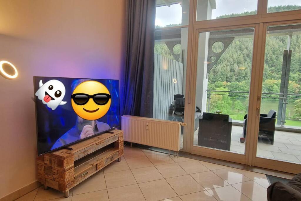 Wohnwerk: Penthouse - Moselblick Apartment Трабен-Трарбах Екстериор снимка